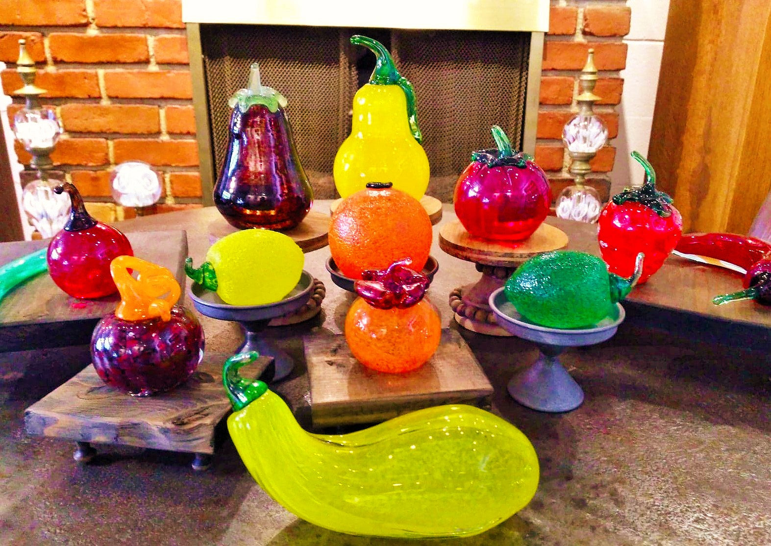 Murano sold fruit 4 fruits glass art