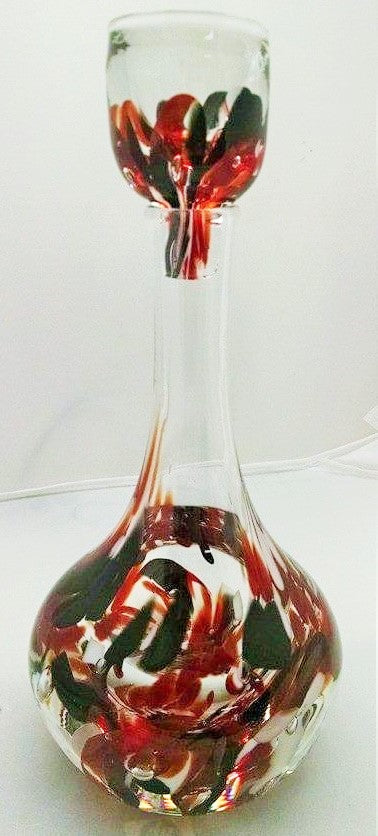 Etched Bourbon Decanter