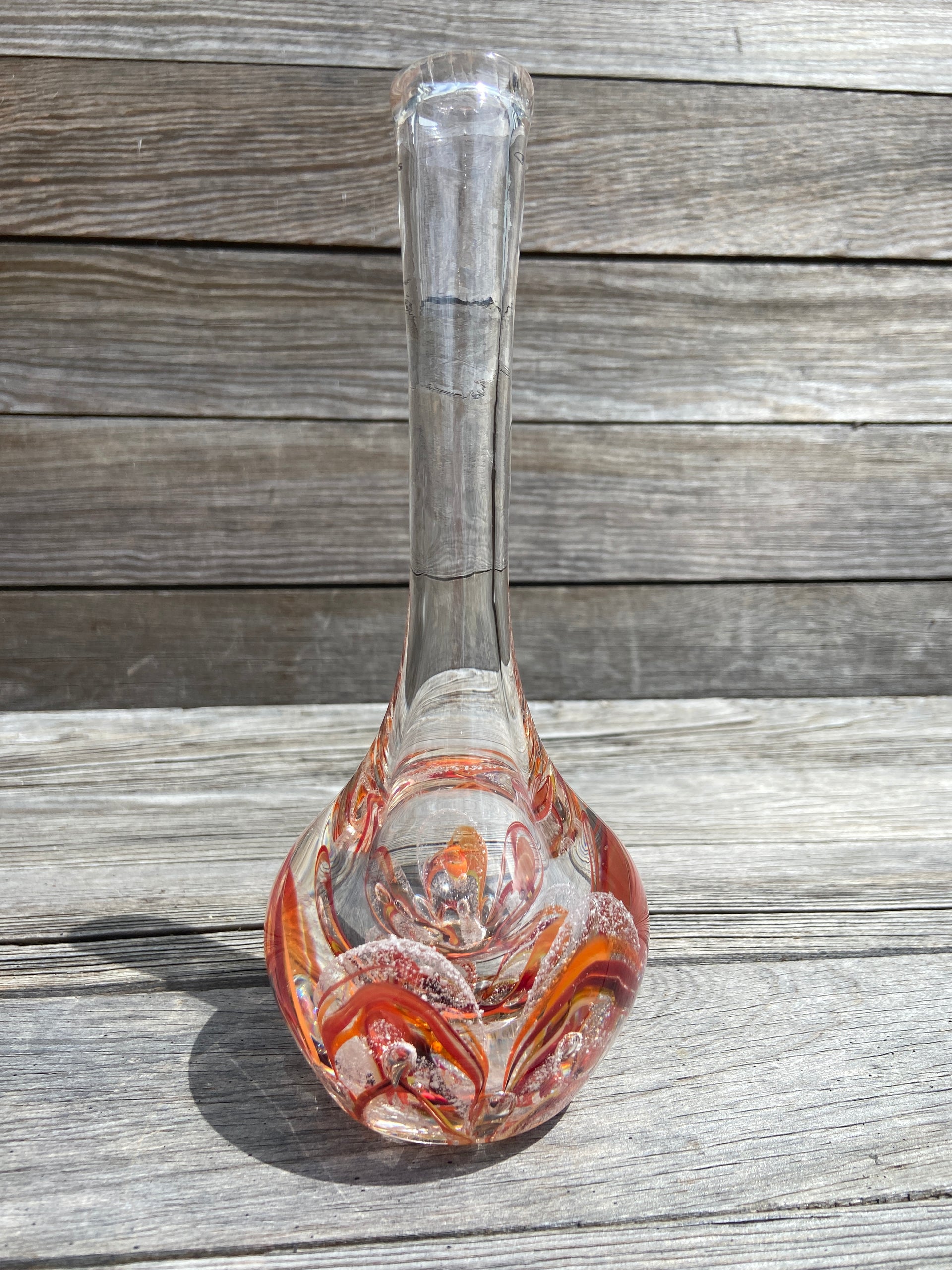 Cremation Bud Vase with Ashes