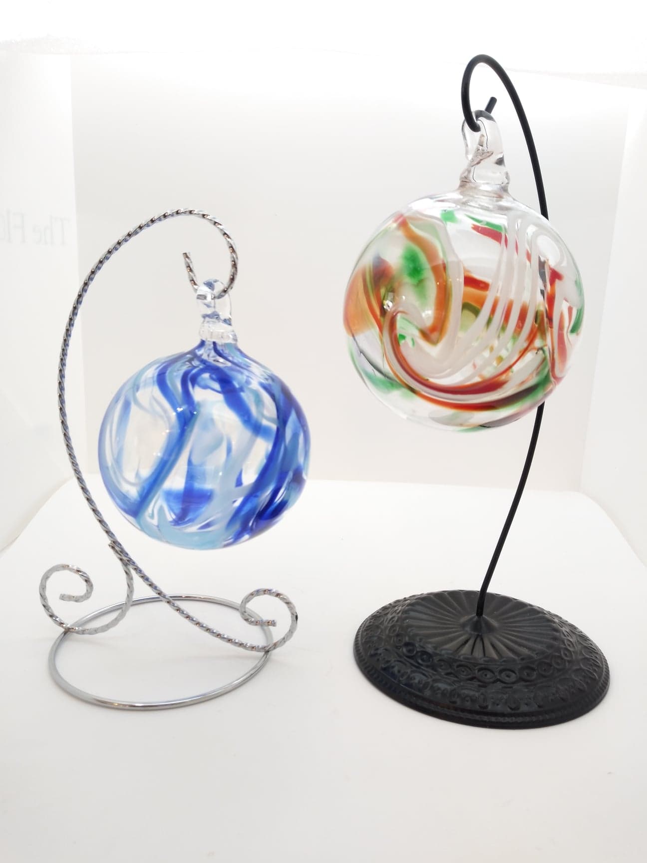 Etched Christmas Ornaments