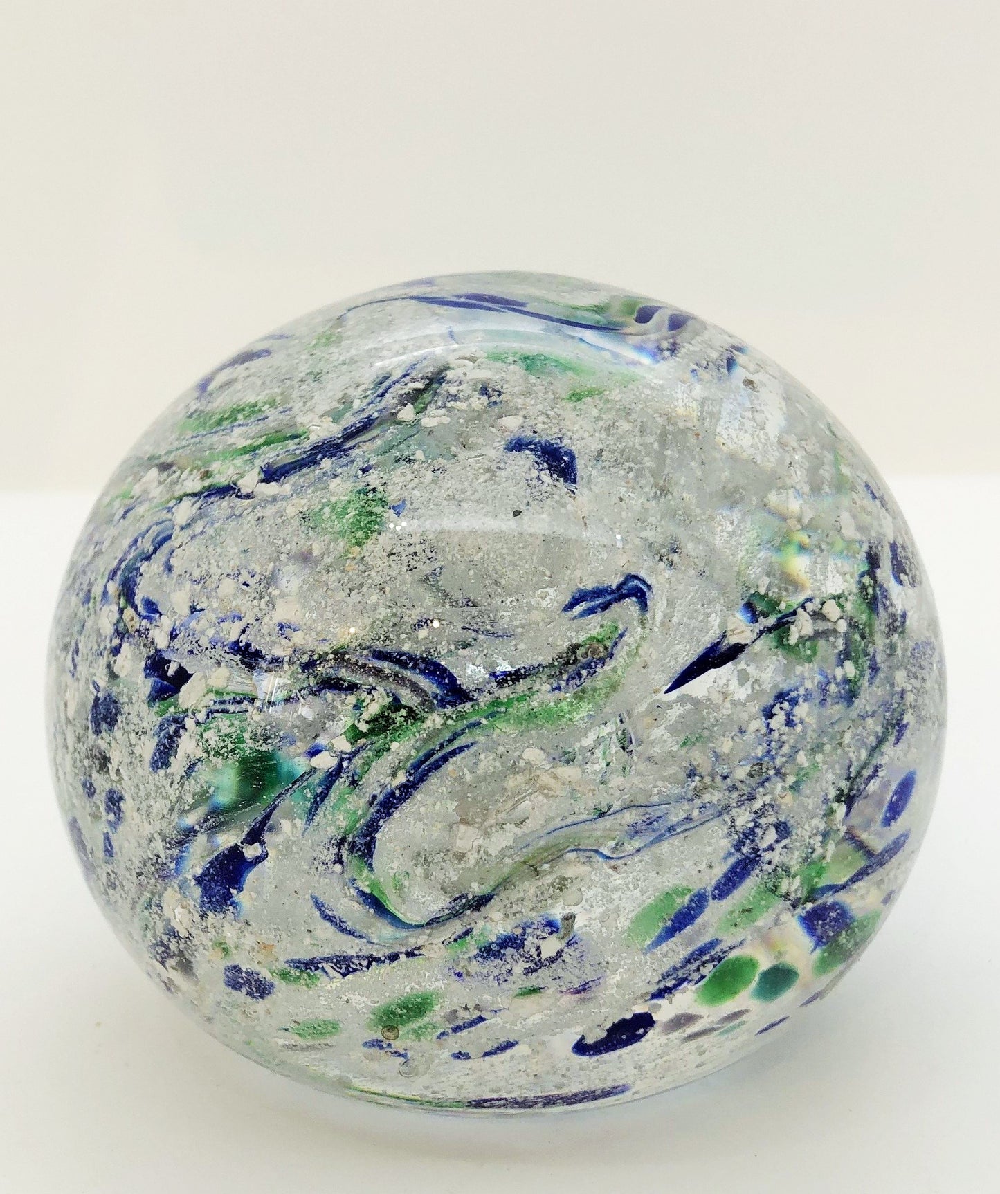 Cremation Paperweight with Ashes