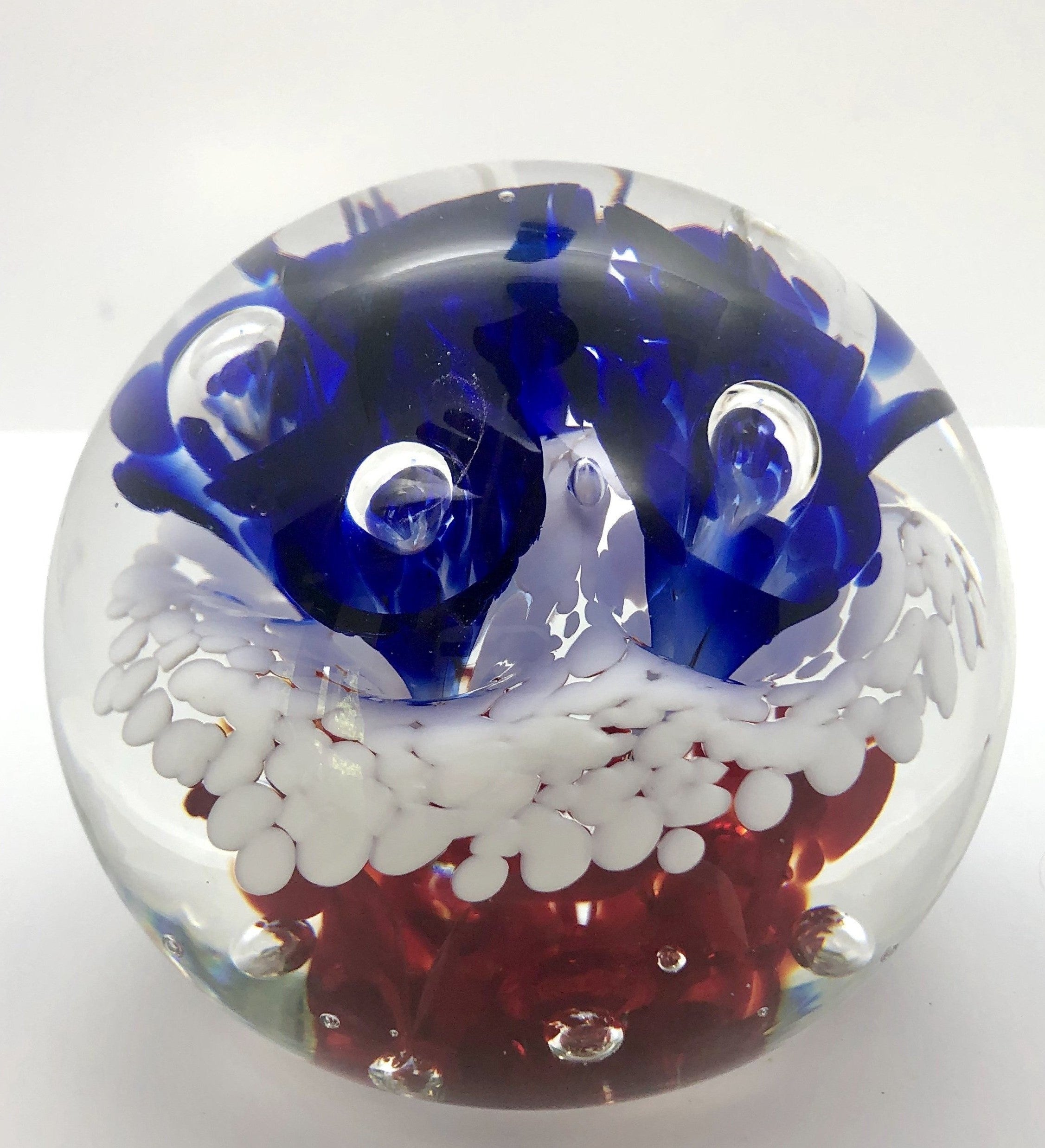 Patriotic Paperweight – Zimmerman Art Glass